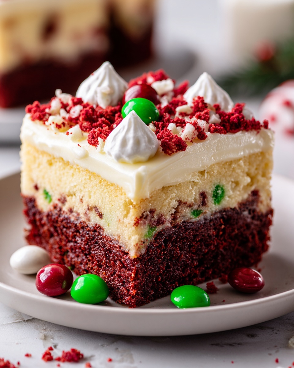 Christmas Poke Cake Recipe - Recipe Image