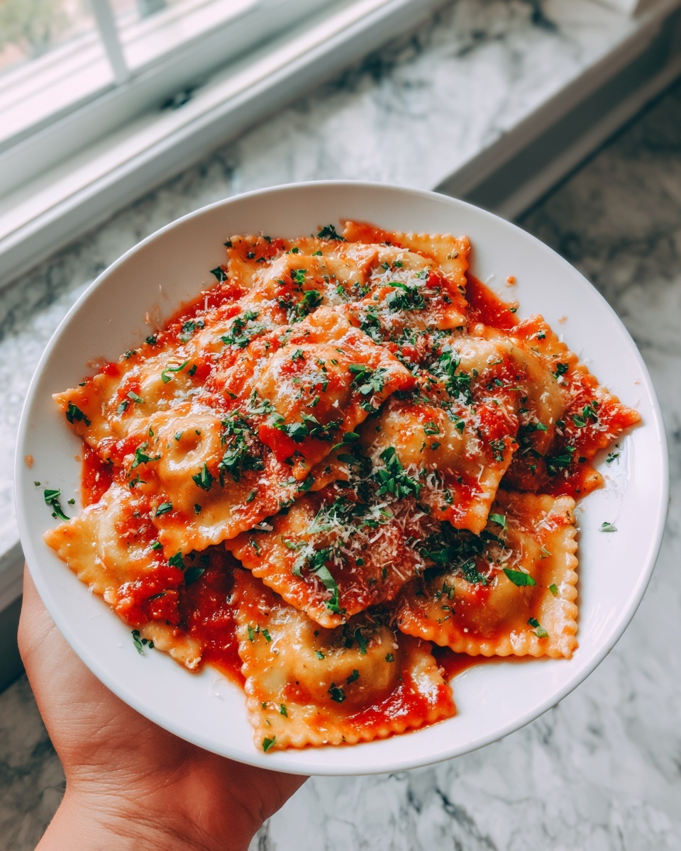 Easy Crockpot Ravioli Lasagna Recipe - Recipe Image