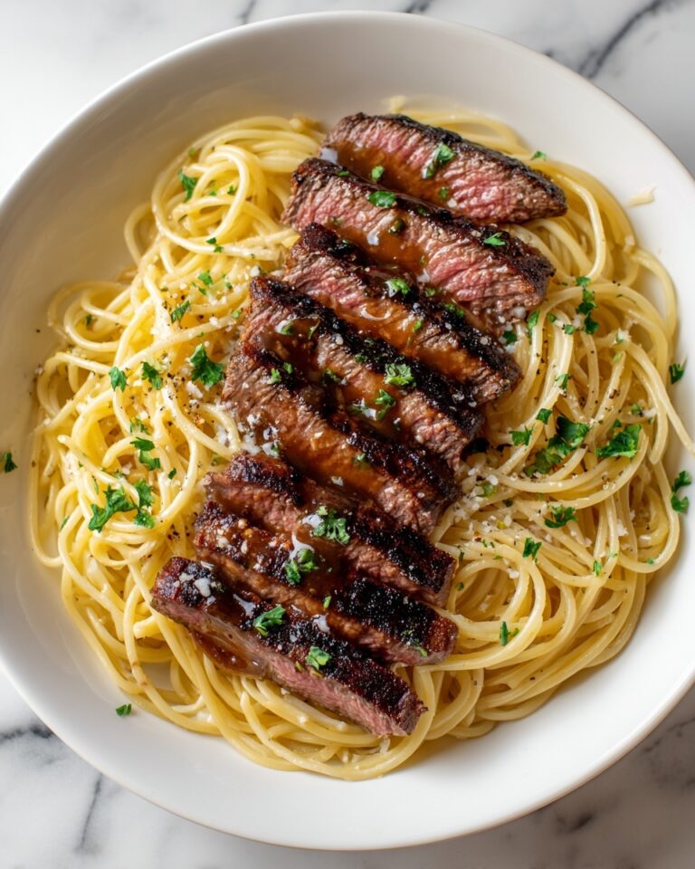 Garlic Butter Steak Lightning Noodles Recipe