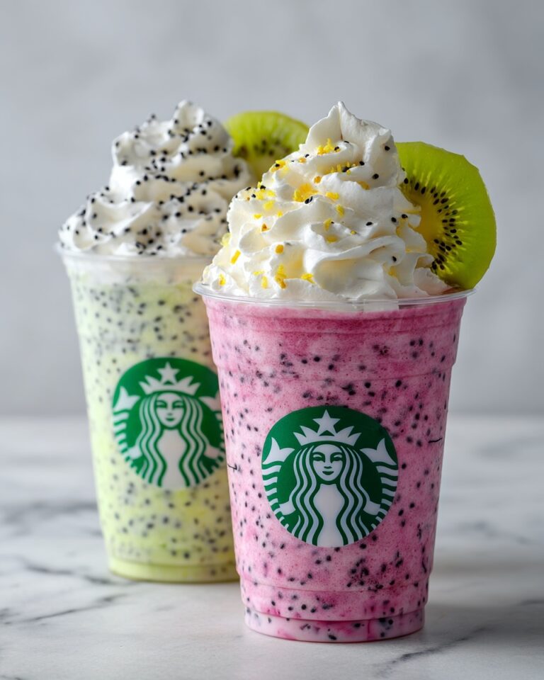 Kiwi Dragonfruit Crush Frappuccinos Recipe
