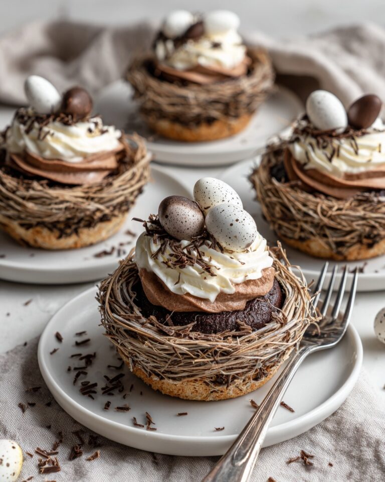 Delightful Chocolate Meringue Easter Nests Recipe