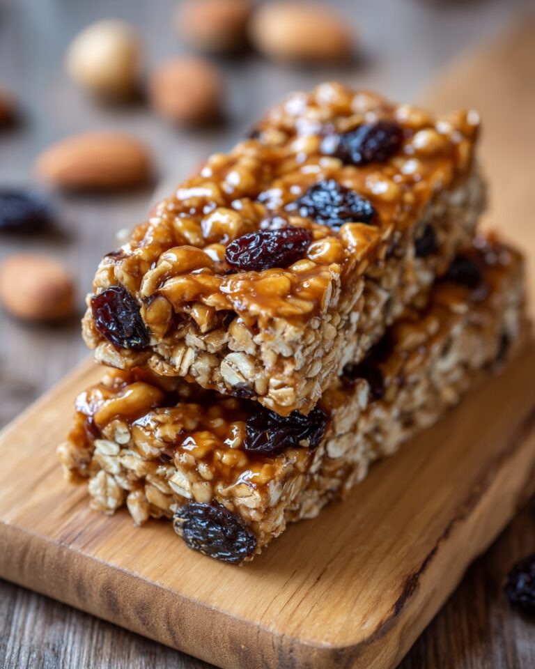 Chewy Homemade Granola Bars Recipe