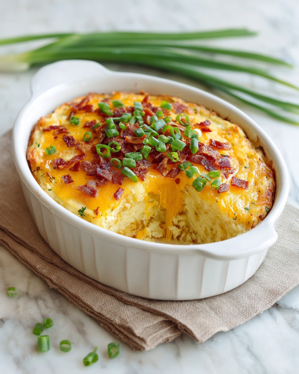 Loaded Mashed Potatoes Casserole: The Ultimate Comfort Food Recipe - Recipe Image