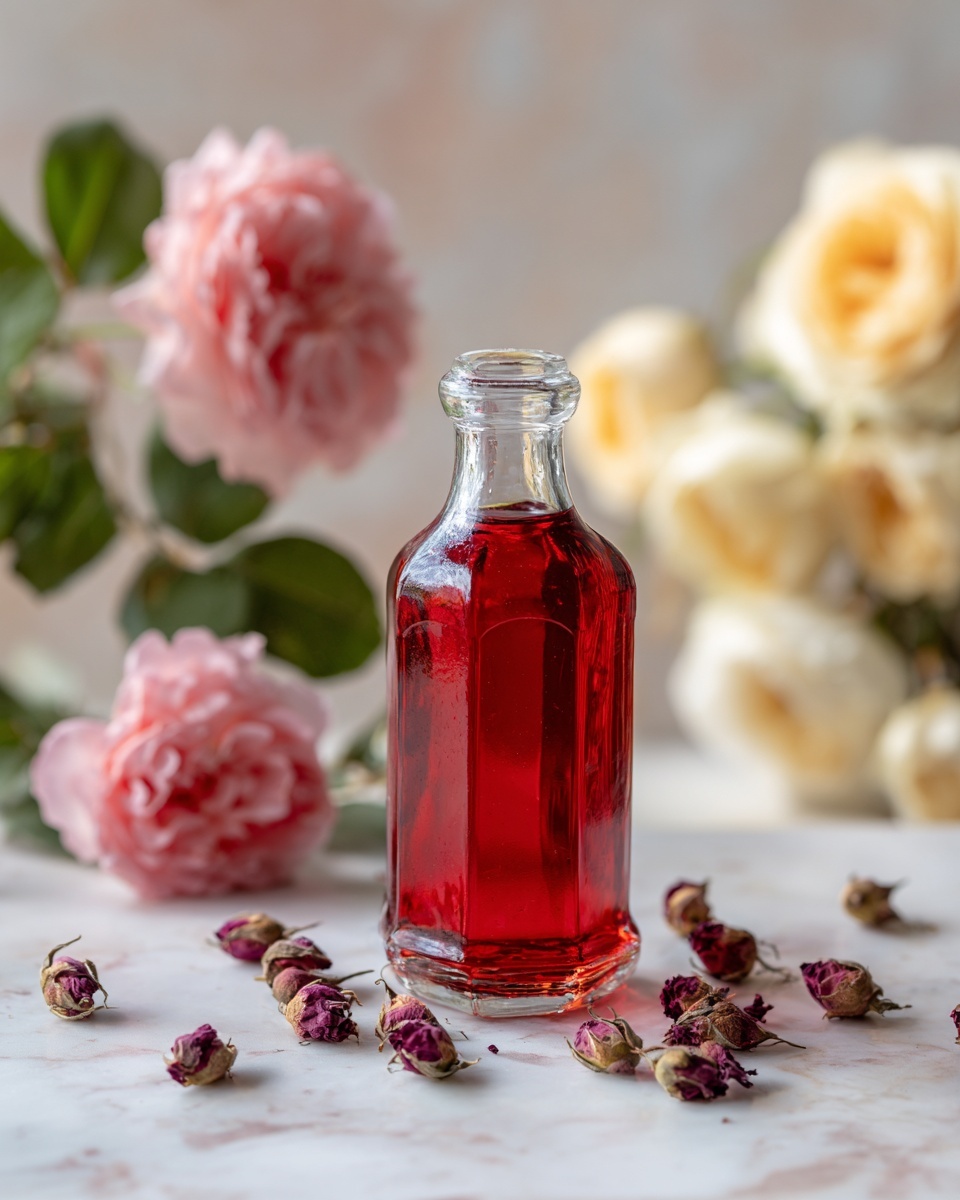 Rose Simple Syrup Recipe - Recipe Image