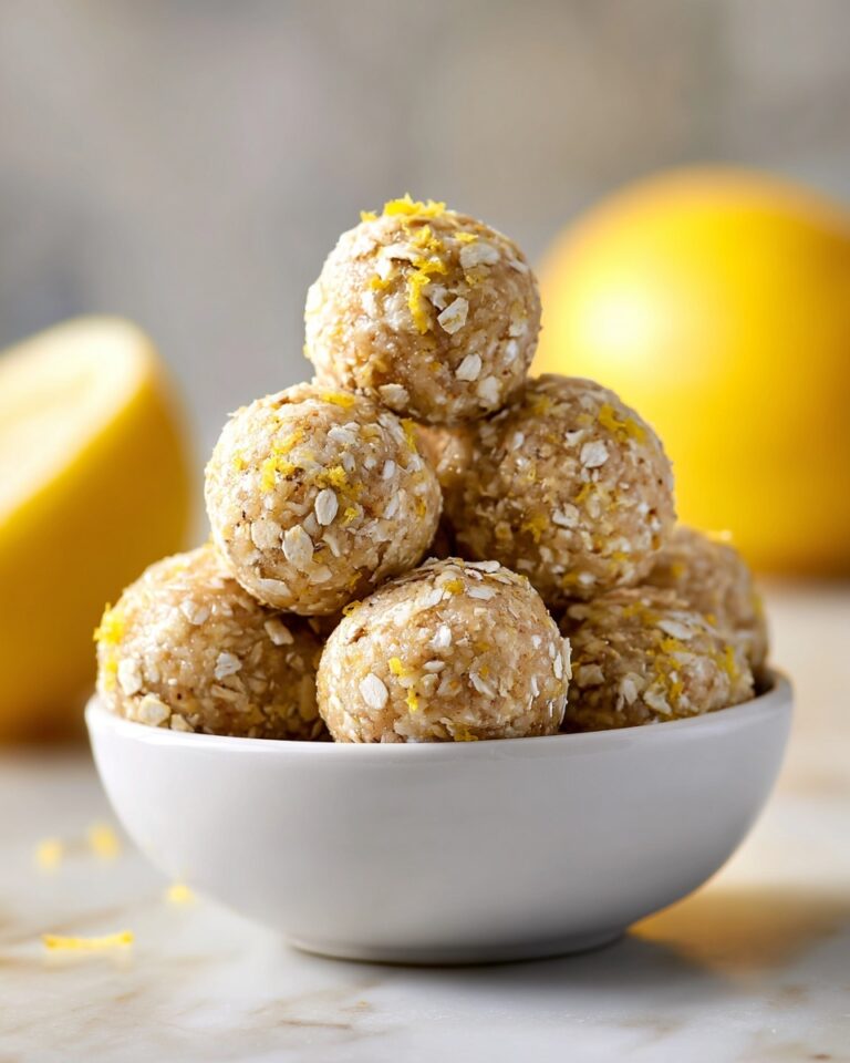 Zesty Lemon Oatmeal Bites (No-Bake & Irresistible) Recipe
