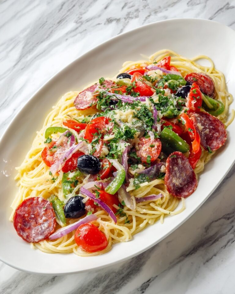 Summer Italian Spaghetti Salad Recipe