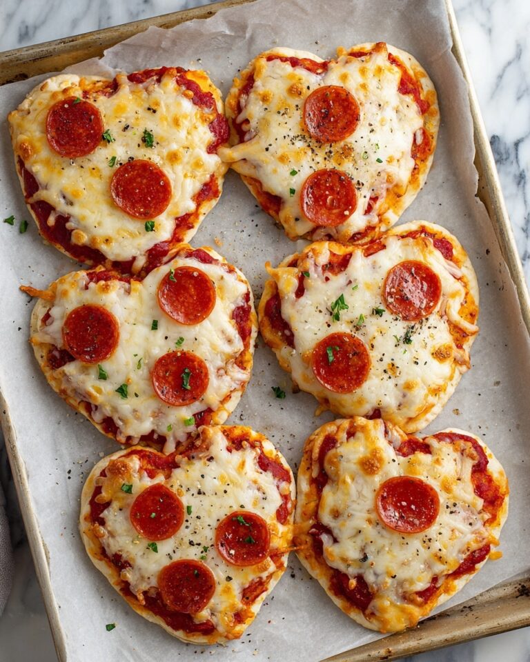 Heart-Shaped Pizzas Recipe