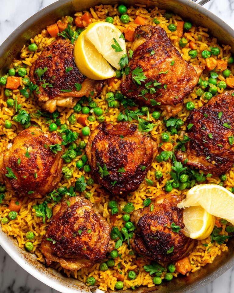 One Pan Spanish Chicken and Rice Recipe