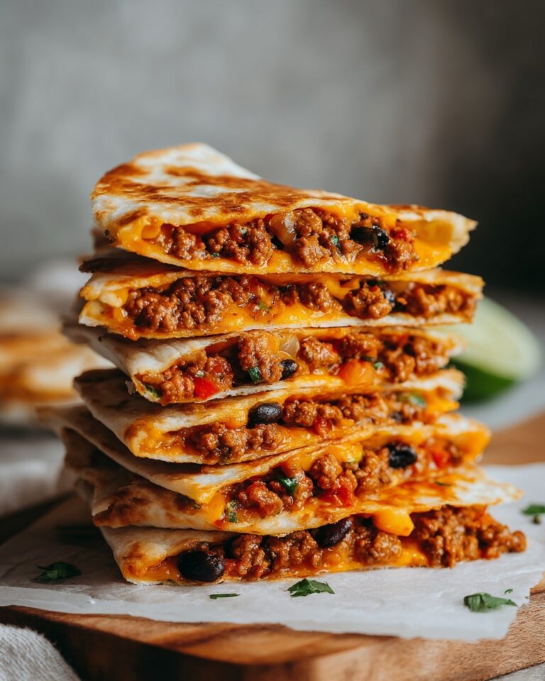 Spicy Beef Quesadillas Recipe