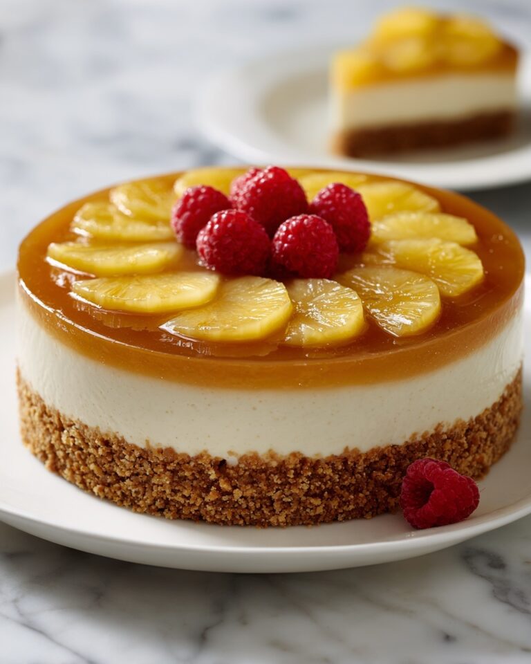 Pineapple Upside-Down Cheesecake Cake Recipe
