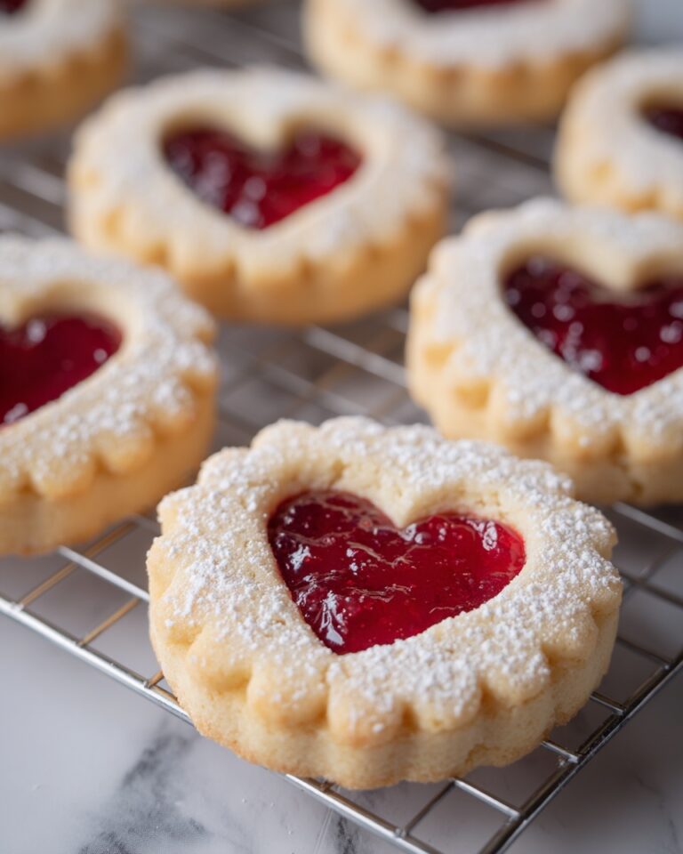 Raspberry Linzer Cookies Recipe