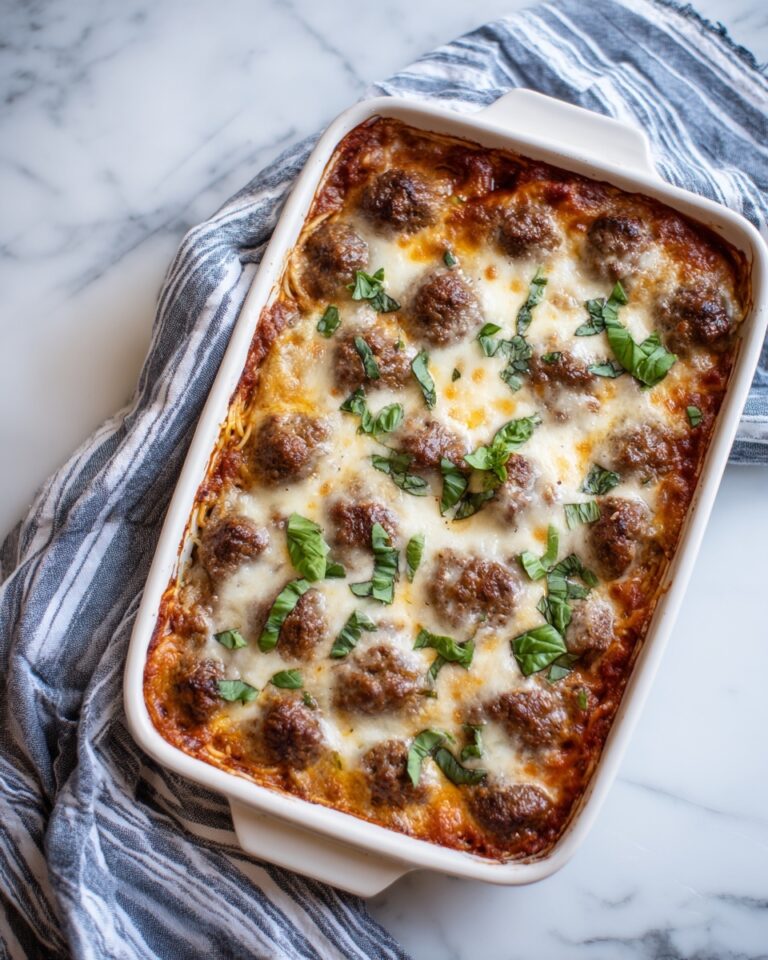 Baked Spaghetti and Meatballs Recipe