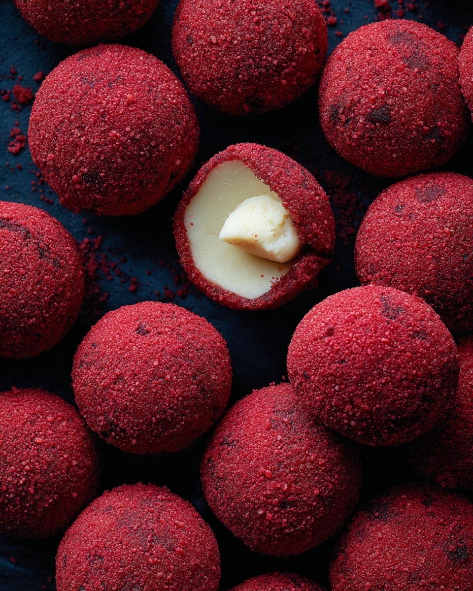 Red Velvet Cheesecake Bites Recipe - Recipe Image