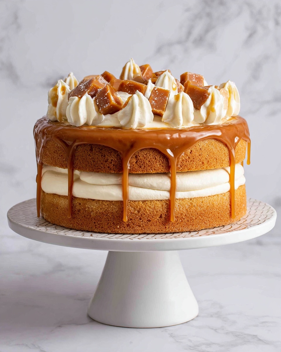 Caramel Cake Recipe - Recipe Image