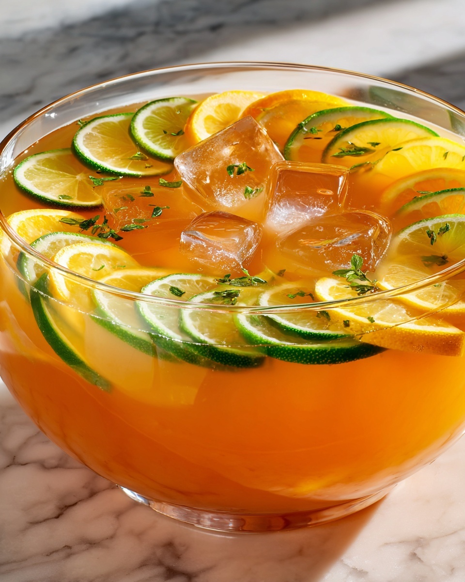 Tropical Pineapple Lemonade Punch Recipe - Recipe Image