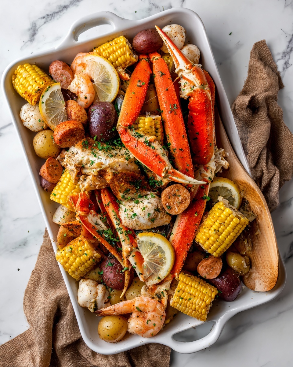 Garlicky Seafood Boil Sauce with Butter Recipe - Recipe Image