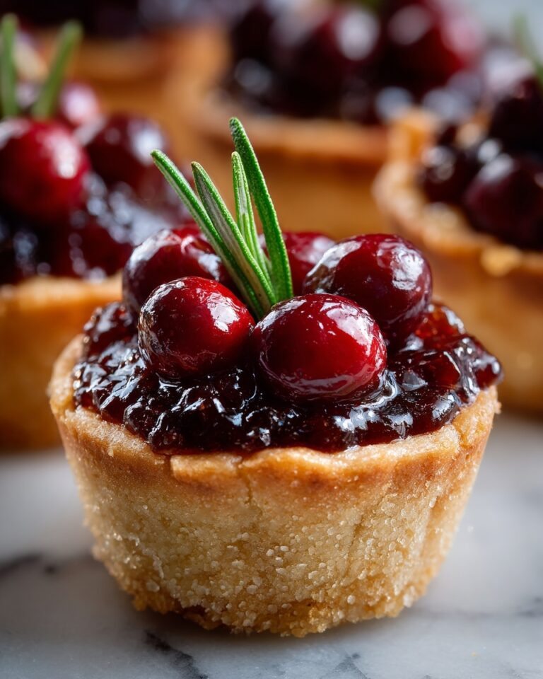 Cranberry Brie Phyllo Cups Recipe
