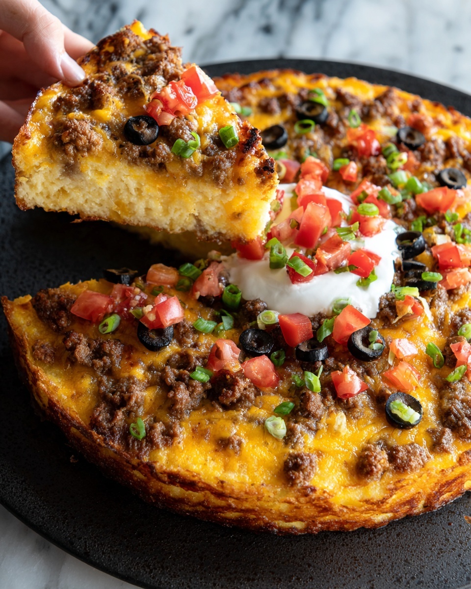 Taco Pizza Recipe - Recipe Image