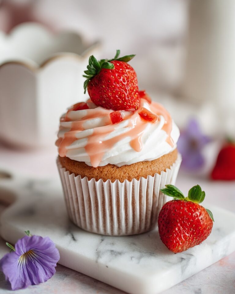 Real Strawberry Cupcakes Recipe