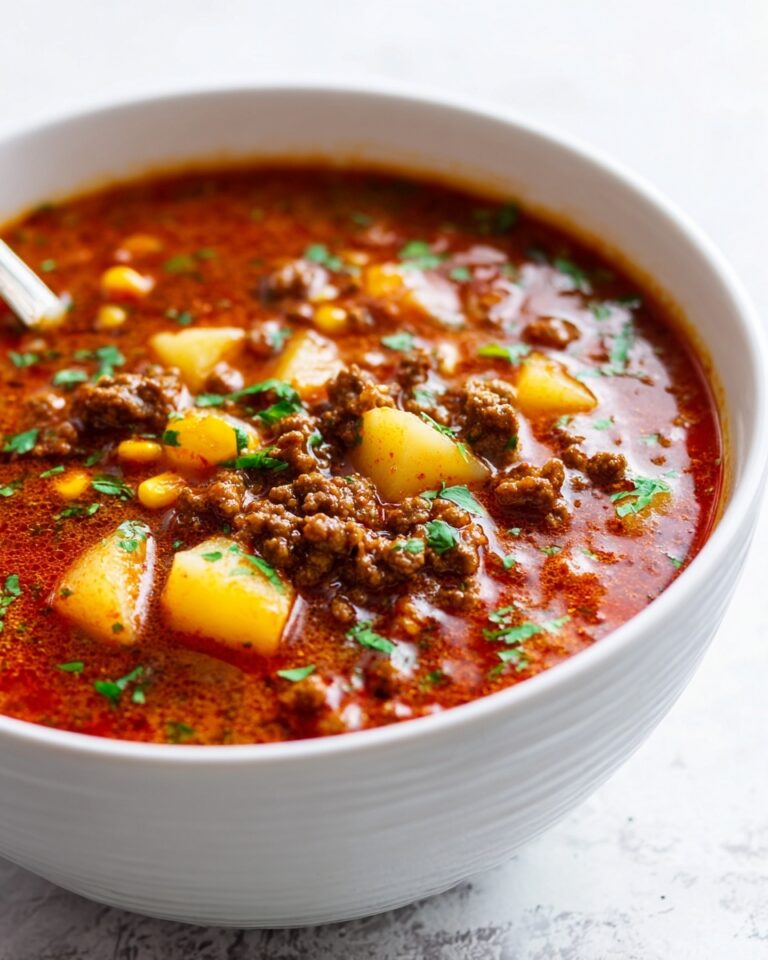Ground Beef Enchilada Soup Recipe