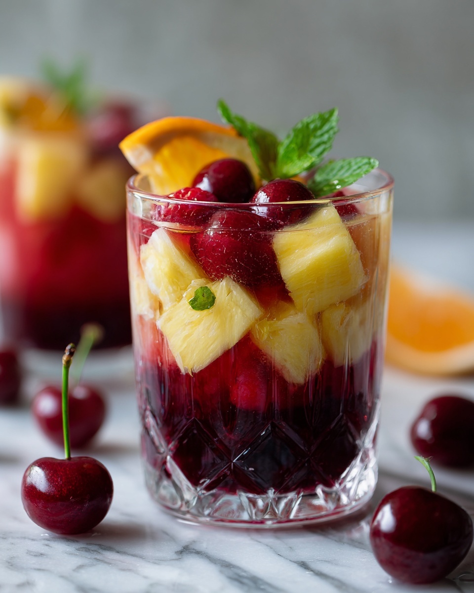 Cranberry Pineapple Festive Punch Recipe - Recipe Image