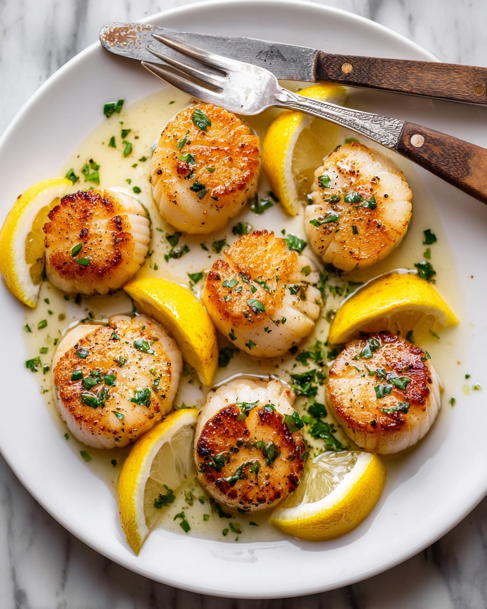 Lemon Butter Scallops Recipe - Recipe Image