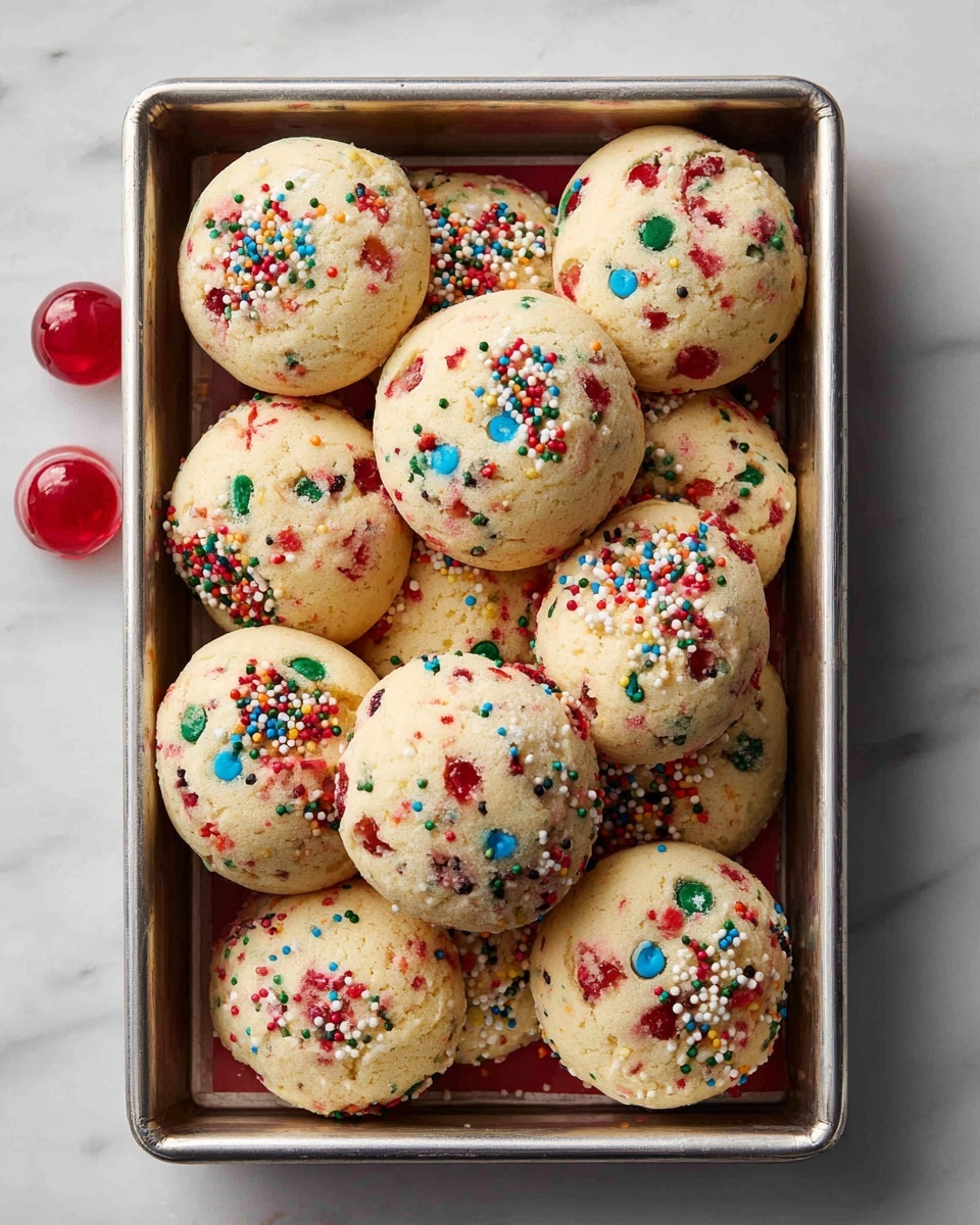 Cake Mix Christmas Cookies Recipe - Recipe Image