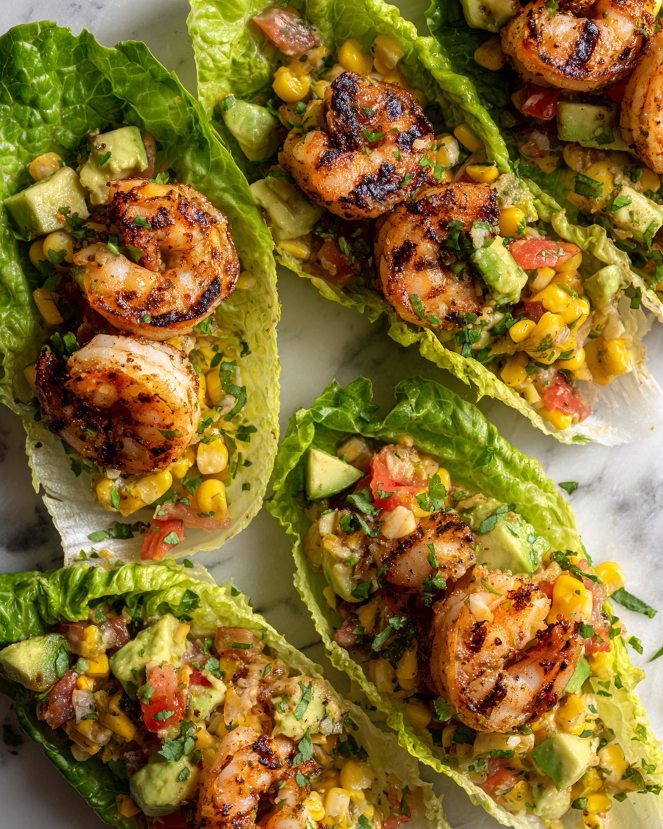 Healthy Taco Shrimp Lettuce Wraps: A Fresh Twist on Tacos Recipe - Recipe Image