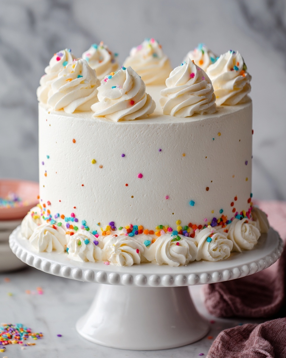Classic White Cake Recipe - Recipe Image