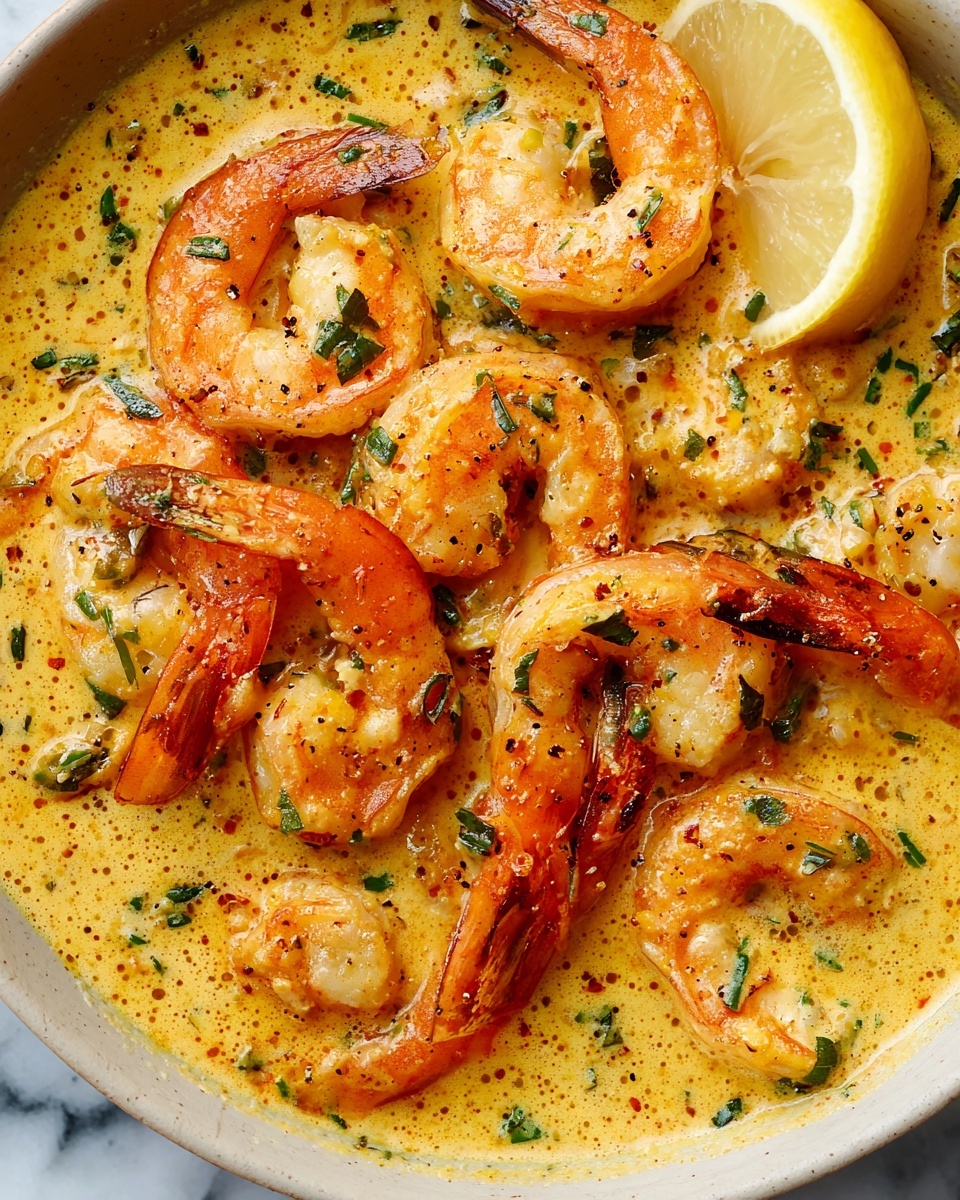 Spanish Garlic Shrimp with Saffron Recipe - Recipe Image
