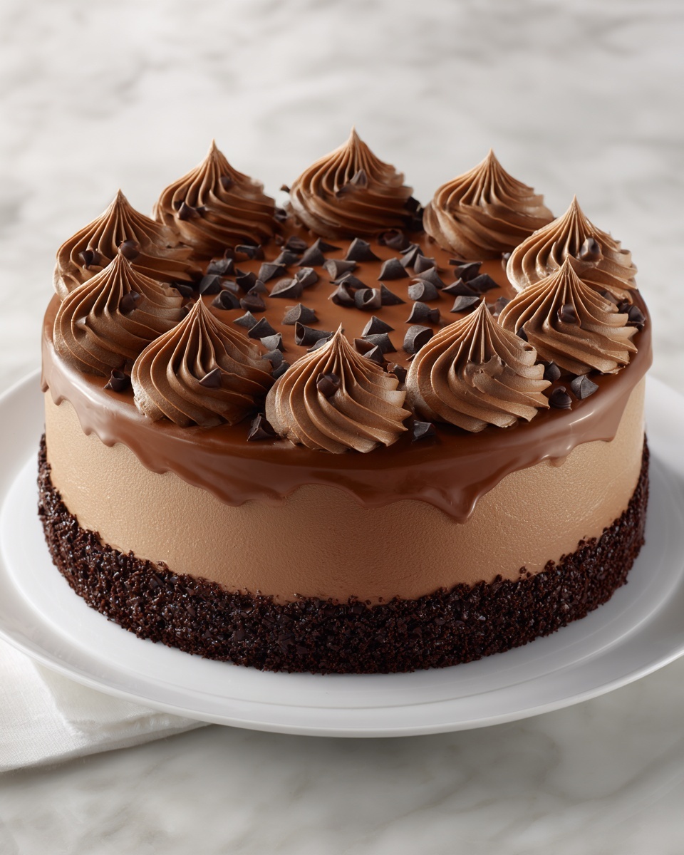 Espresso Infused Mocha Poke Cake Recipe - Recipe Image