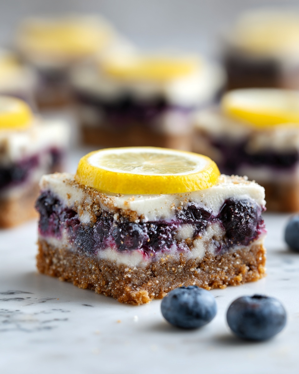 Blueberry Lemon Blondies Recipe - Recipe Image