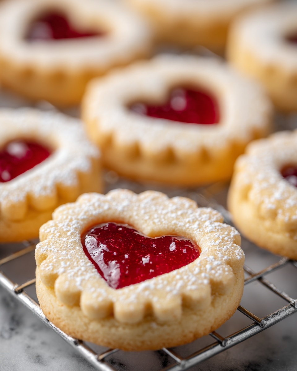 Raspberry Linzer Cookies Recipe - Recipe Image