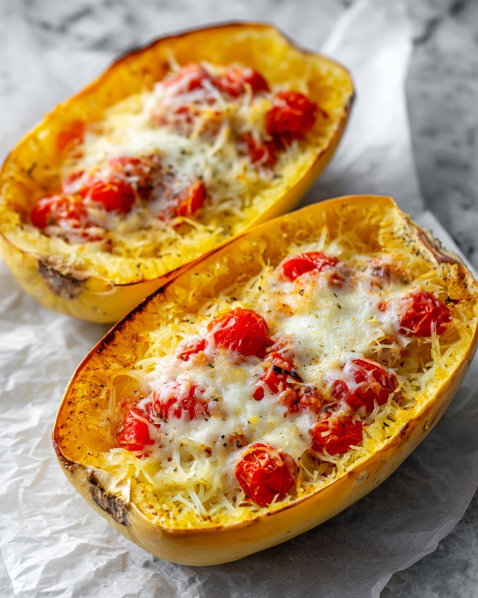 Baked Boursin Spaghetti Squash Recipe - Recipe Image