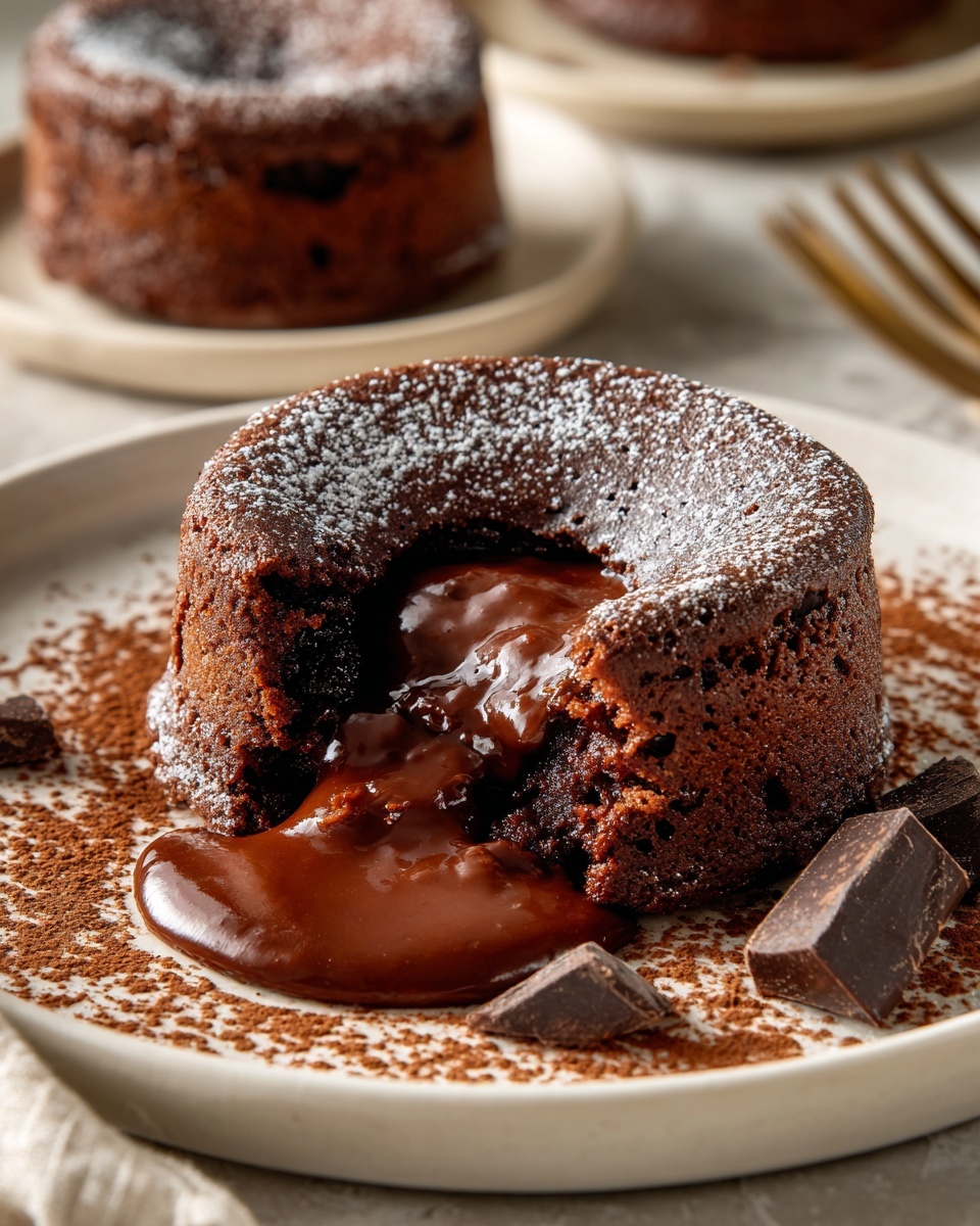 Easy Chocolate Lava Cake Recipe - Recipe Image