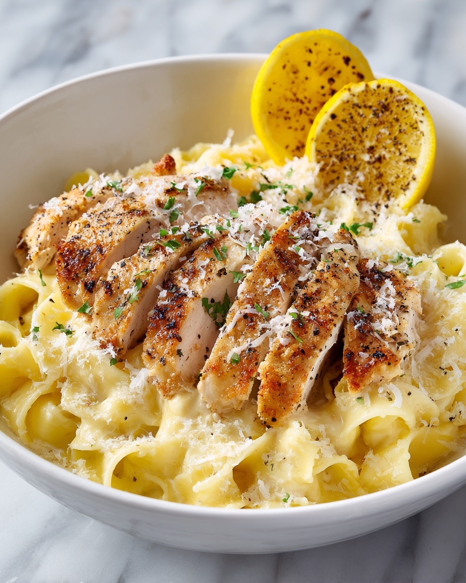 Lemon Chicken Pasta Recipe - Recipe Image
