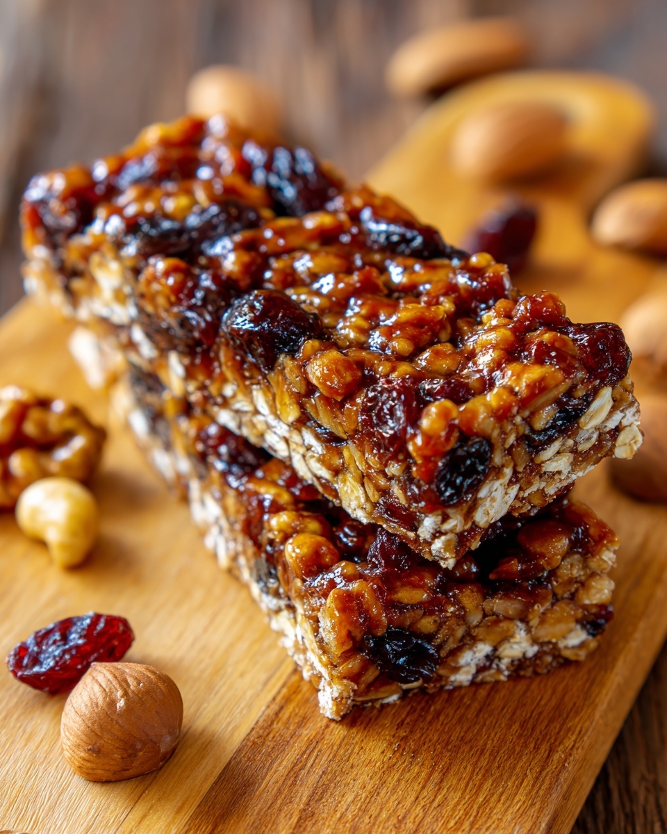 Chewy Homemade Granola Bars Recipe - Recipe Image