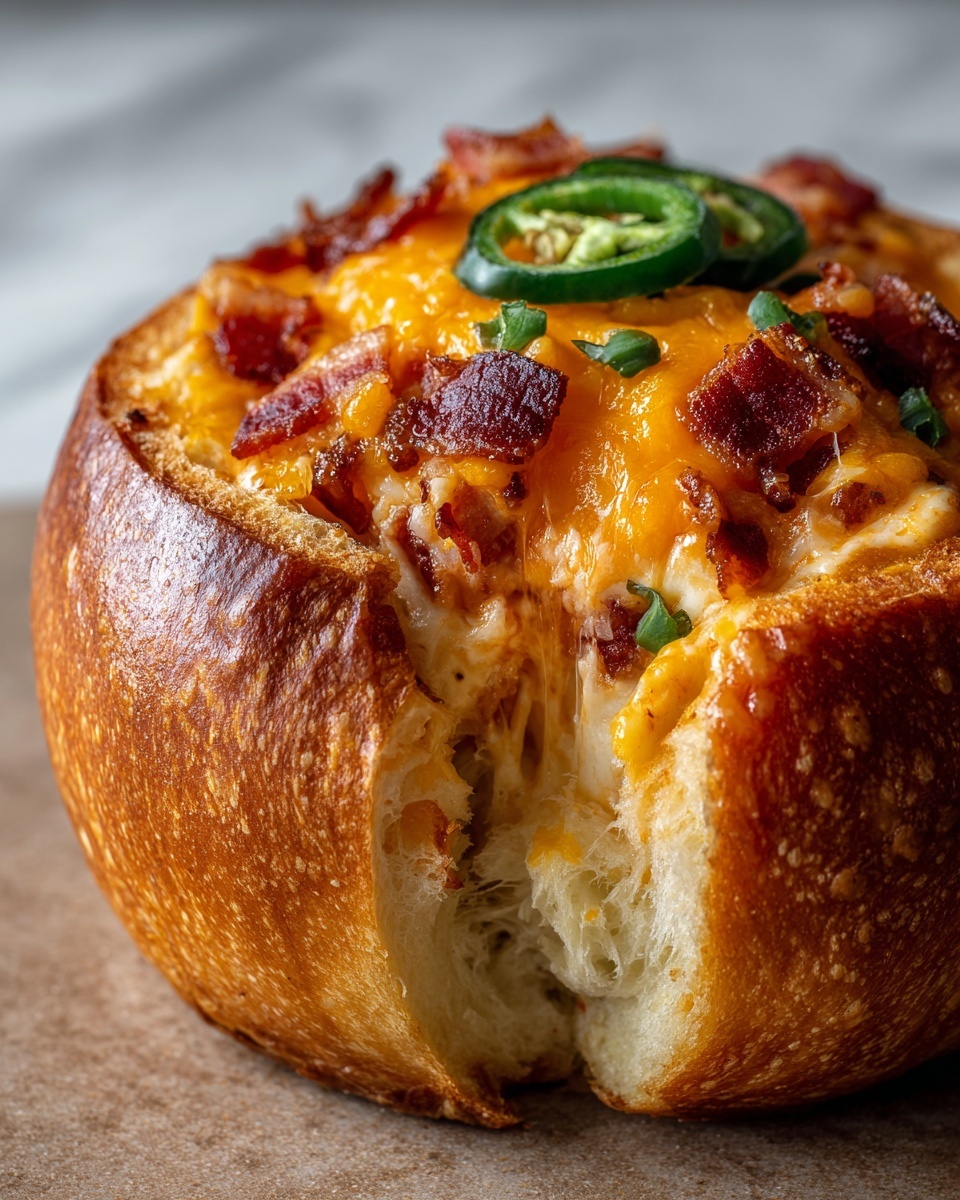 Jalapeño Popper Stuffed Rolls Recipe - Recipe Image