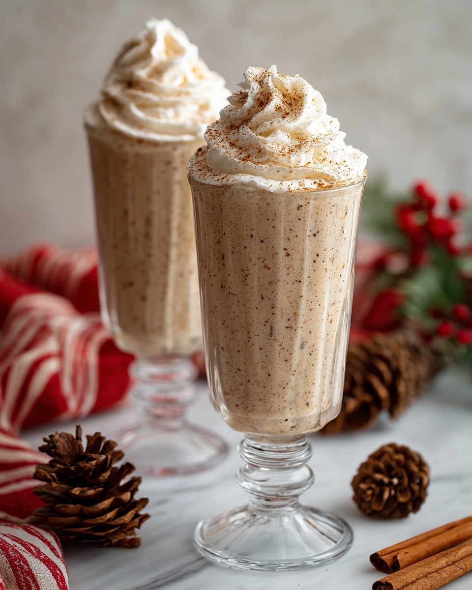 Eggnog Milkshake Recipe - Recipe Image
