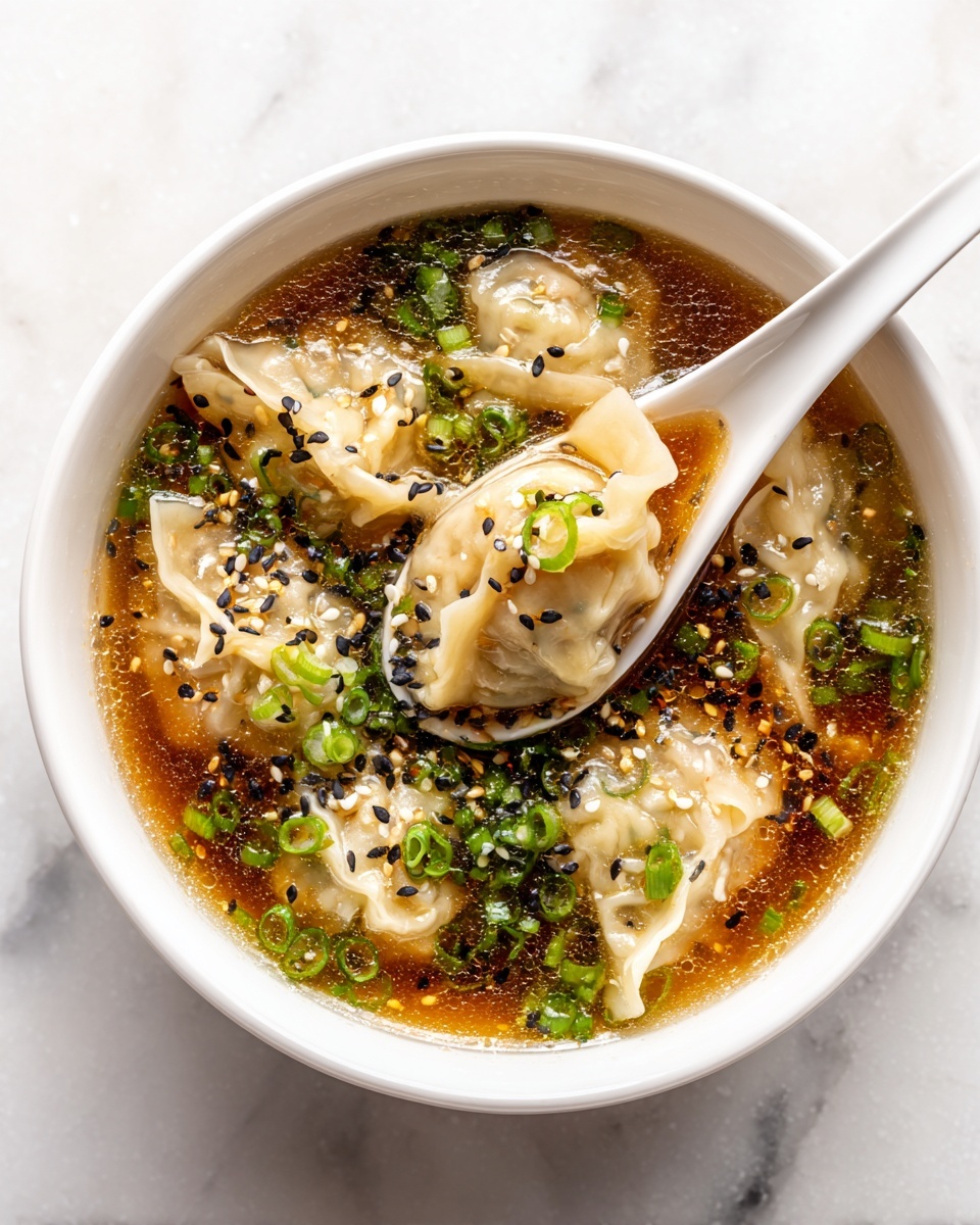 Instant Pot Spicy Dumpling Soup Recipe - Recipe Image