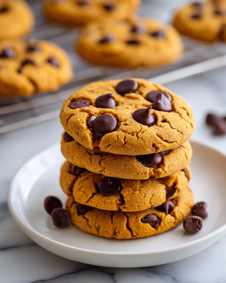 Healthy Pumpkin Chocolate Chip Cookies Recipe - Recipe Image