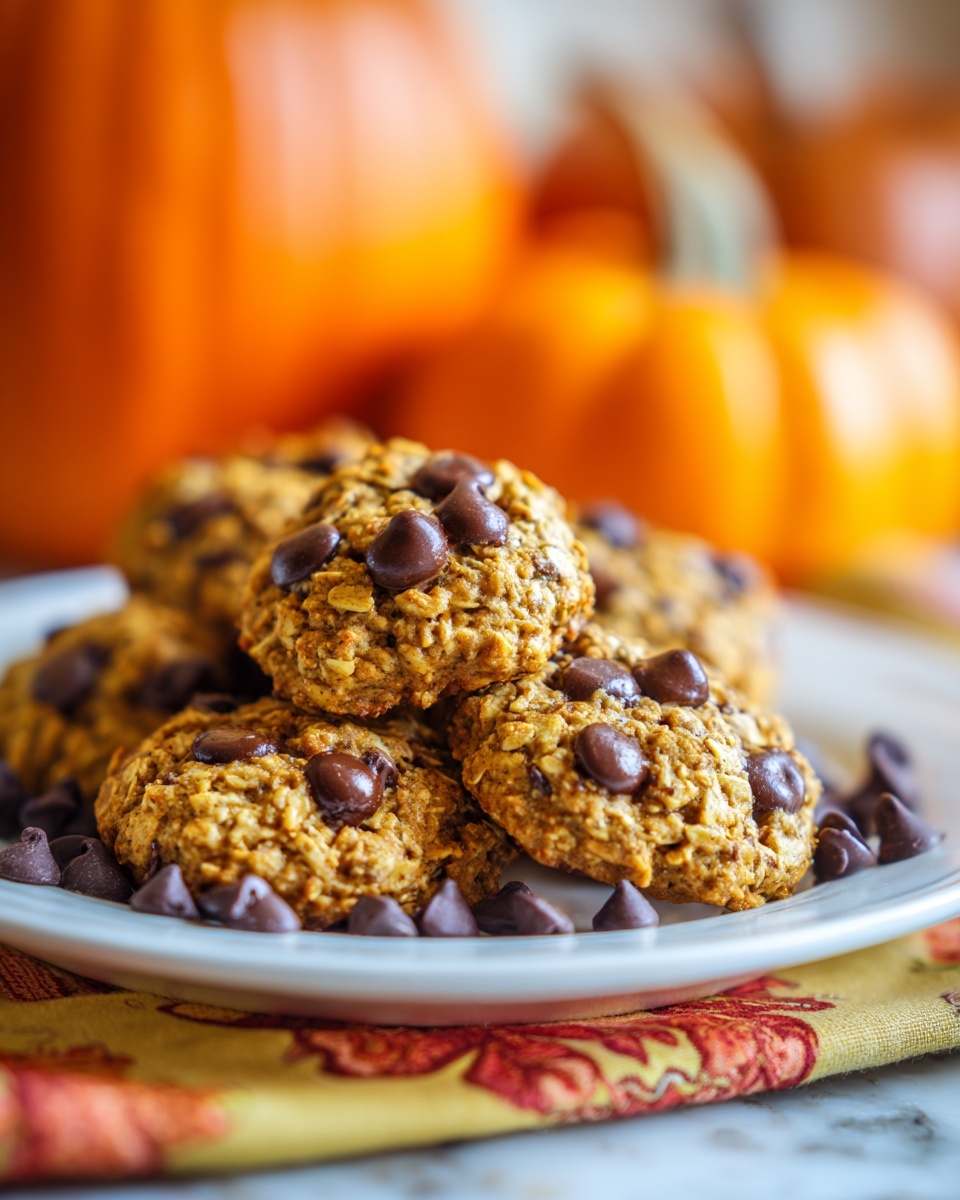 Pumpkin Oatmeal Chocolate Chip Cookies Recipe - Recipe Image