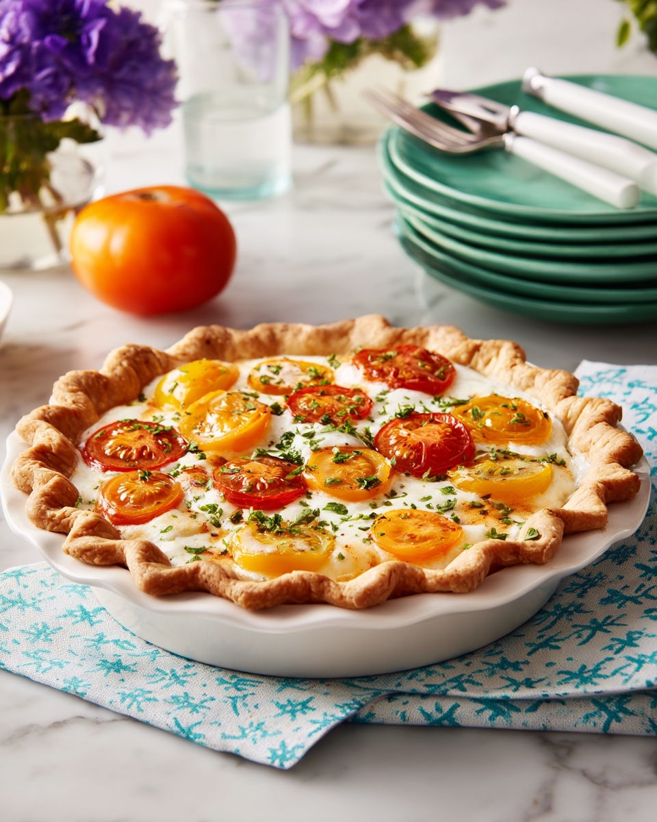 Best Tomato Pie Recipe - Recipe Image