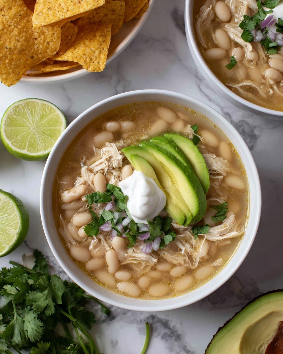 Slow Cooker White Chicken Chili Recipe - Recipe Image
