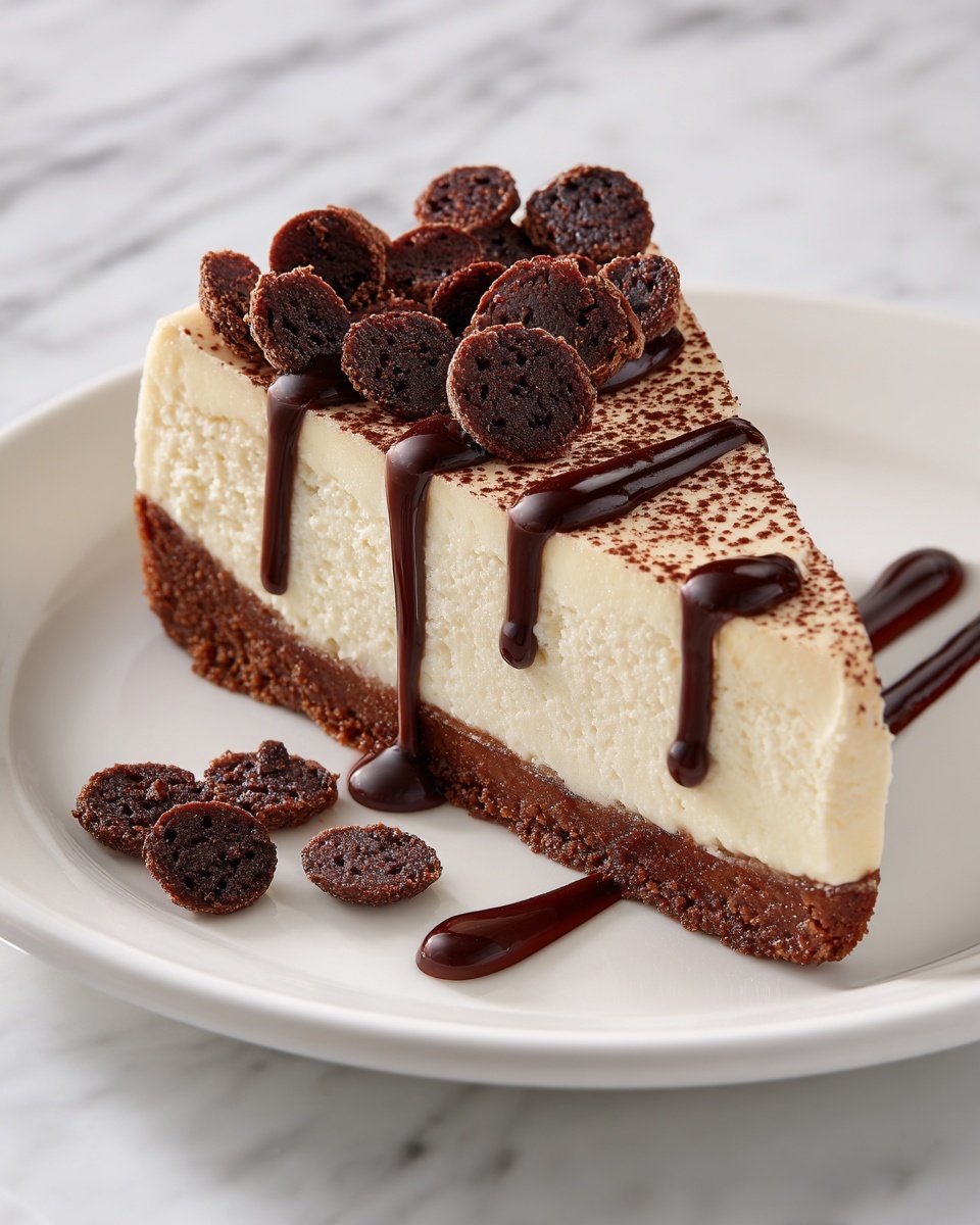 Brownie Bottom Cheesecake Recipe - Recipe Image