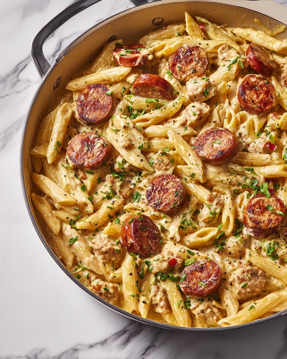 One Pot Cajun Chicken Alfredo Recipe - Recipe Image
