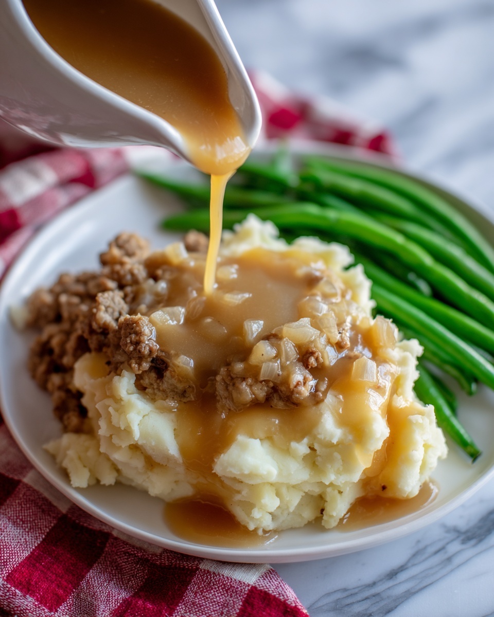 Beef Gravy Potatoes Recipe - Recipe Image