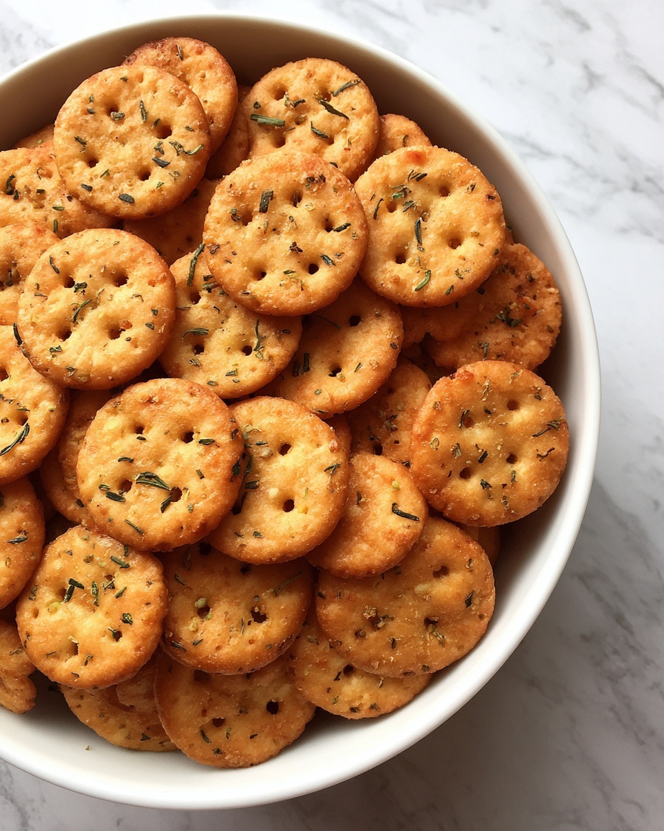 Garlic Ritz Snacks Recipe - Recipe Image