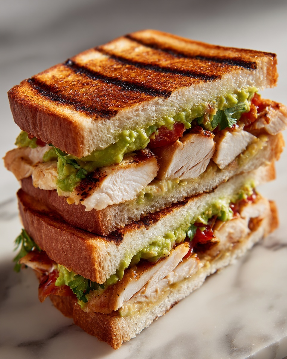 Chicken Avocado Melt Sandwich Recipe - Recipe Image