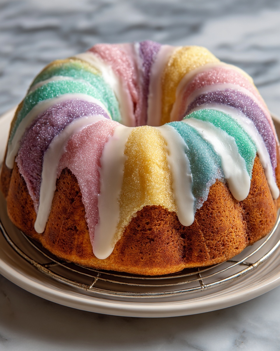 Easy Mardi Gras King Cake Recipe - Recipe Image
